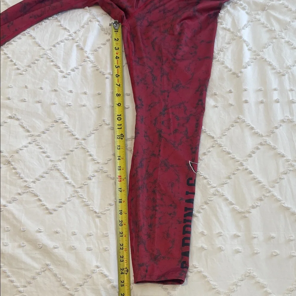 NFL Arizona Cardinals football Leggings in Red and Black nwt